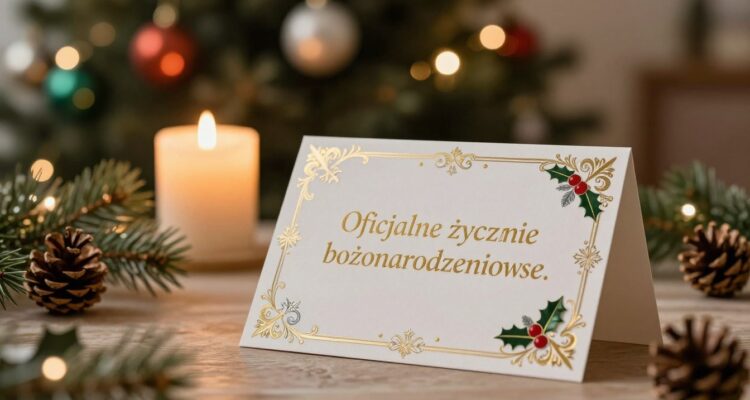 Oficjalne życzenia bożonarodzeniowe